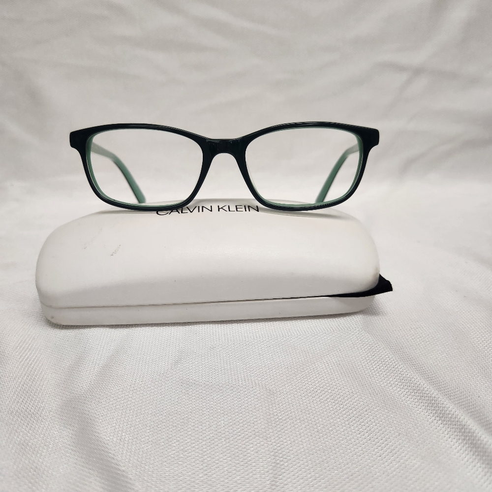 Calvin Klein Women's Mint Green Eyeglasses - Picture 5 of 10